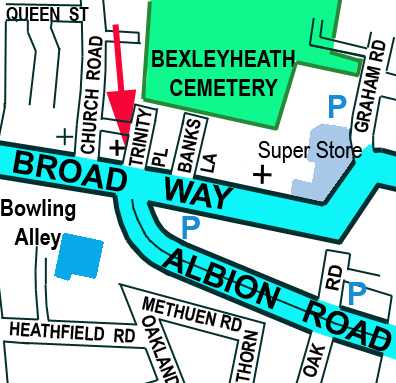  Map for BCU Life Skills Centre 